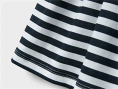 Name It bright white stribet kjole